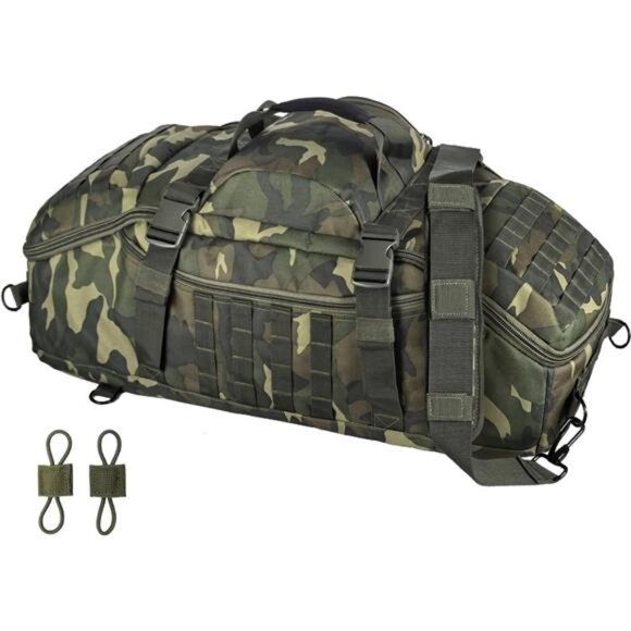 65L Large Travel Duffle Bag Military Tactical Backpack, Army Assault Pack 3 Day - Picture 1 of 4